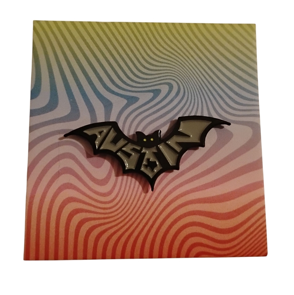 Austin Bat Pin ATX Texas Enamel 1.25 Inch Button